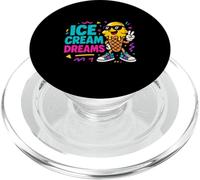 Amante de los helados Sueños Divertido Entusiasta de los postres Obsesionado PopSockets PopGrip para MagSafe