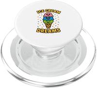 Amante de los helados Sueños Divertido Entusiasta de los postres Obsesionado PopSockets PopGrip para MagSafe