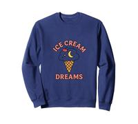 Amante de los helados Sueños Divertido Entusiasta de los postres Obsesionado Sudadera