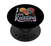 Amante de los Hilos para entusiastas del Tejido PopSockets PopGrip Adhesivo