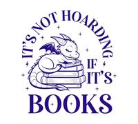 amante de los libros Calcomanías de pared de papel adhesivo 42x45.1cm Decoración de carrocerías Azul oscuro