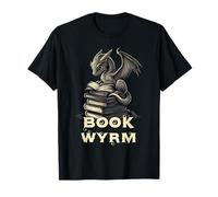 Amante de los libros de cuentos de hadas Bookwyrm Dragon Fantasy Camiseta
