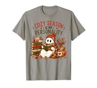 Amante de los Libros de otoño Cozy Season Is My Personality, Lindo Fantasma Camiseta