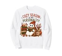 Amante de los Libros de otoño Cozy Season Is My Personality, Lindo Fantasma Sudadera