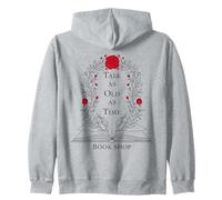 Amante de los Libros Florales Vintage de Tale As Old As Time Sudadera con Capucha
