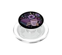 Amante De Los Libros Flores Oscuras PopSockets PopGrip para MagSafe