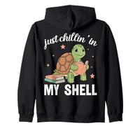Amante de los Libros Just Chillin In My Shell Turtle Sudadera con Capucha