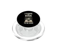 Amante de los Libros Leyendo Floral Mujer Cerré Mi Libro PopSockets PopGrip para MagSafe