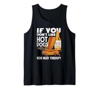 Amante de los perros calientes si no te gustan los hot dogs Camiseta sin Mangas