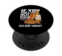 Amante de los perros calientes si no te gustan los hot dogs PopSockets PopGrip Adhesivo