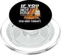 Amante de los perros calientes si no te gustan los hot dogs PopSockets PopGrip para MagSafe