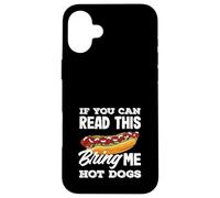 Amante de los perros calientes, si puedes leer esto, tráeme perros calientes Carcasa para iPhone 16 Plus