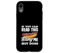 Amante de los perros calientes, si puedes leer esto, tráeme perros calientes Carcasa para iPhone XR