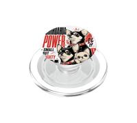 Amante de los Perros Chihuahua Power, pequeños Pero poderosos PopSockets PopGrip para MagSafe