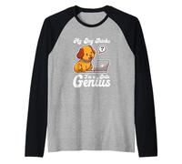 Amante de los Perros Científico de Datos Analista de Ciencia Camiseta Manga Raglan