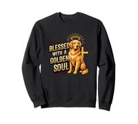 Amante de los Perros Golden Retriever Bendecido por un Golden Sudadera