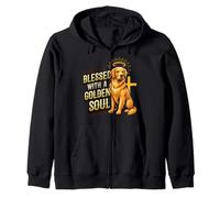 Amante de los Perros Golden Retriever Bendecido por un Golden Sudadera con Capucha