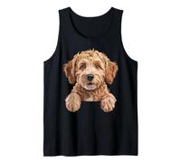 Amante de los Perros Goldendoodle, Divertido, Que mira a los Perros Golden Doodle Camiseta sin Mangas
