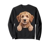 Amante de los Perros Goldendoodle, Divertido, Que mira a los Perros Golden Doodle Sudadera