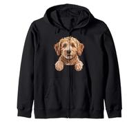 Amante de los Perros Goldendoodle, Divertido, Que mira a los Perros Golden Doodle Sudadera con Capucha