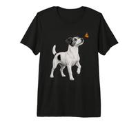 Amante de los Perros Jack Russell Terrier Butterfly Camiseta Premium