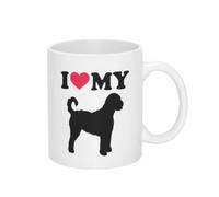 Amante De Los Perros Labradoodle Amo A Mi Labradoodle Taza De Café Con Asa Tazas De Desayuno Chic Mug Para Espresso Escuela Té 330Ml