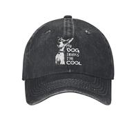 Amante de los Perros Mi Perro Piensa Que Soy Genial Camiseta Divertida de Cachorro con Patas de Perros Camisetas de algodón para Hombres Playa Cuello Redondo Camiseta de Moda Tops