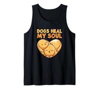 Amante de los Perros Orgulloso Dueño De Perros Lindo Cachorro Perros Sanar Mi Alma Camiseta sin Mangas