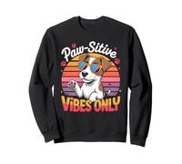 Amante de los perros retro Sunset Jack Russell Terrier Sudadera