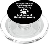 Amante de los perros: todos piensan que tienen el mejor perro PopSockets PopGrip para MagSafe