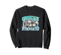 Amante de Mapache crónicamente introvertido Ansiedad Social Tímido Sudadera