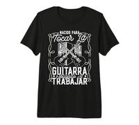 Amante de música Guitarrista Nacido para Tocar la Guitarra Camiseta Premium