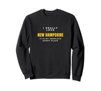 Amante de New Hampshire Realmente Amo Granite State Sudadera