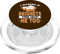 Amante de Nueva Orleans Me pregunto si Beignets piensan en mí también PopSockets PopGrip para MagSafe