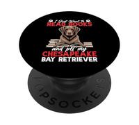 Amante de Perros de Caza de Patos Pet My Chesapeake Bay Retriever PopSockets PopGrip Adhesivo