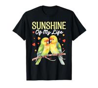 Amante del agapornis con Cara de melocotón, Amante del Sol, agapornis Entusiasta Camiseta