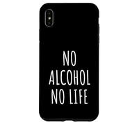Amante del alcohol Hombres Mujeres Alcoholismo Humor Fiesta Traje Carcasa para iPhone XS Max