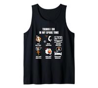 Amante del Baloncesto Hombre Mujer Cosas Divertidas Hago En Mi Repuesto Camiseta sin Mangas