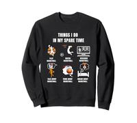 Amante del Baloncesto Hombre Mujer Cosas Divertidas Hago En Mi Repuesto Sudadera