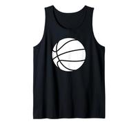 Amante del Baloncesto Silueta Arte Deporte Entusiasta Camiseta sin Mangas