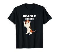 Amante del Beagle, divertido perro sabueso, dueña de un cachorro, linda mamá Camiseta