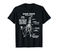 Amante del Calamar Gigante Amante de los Animales del océano Anatomía del Cal Camiseta