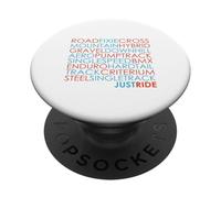 Amante del Ciclismo Just Ride PopSockets PopGrip Adhesivo