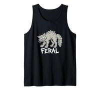 Amante del Gato Salvaje Estado de ánimo Dueño de Mascota felino Amante de los Gatos Salvajes Camiseta sin Mangas