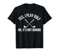 Amante del Golf, el Golf no es Aburrido, Divertido Jugador de Golf Camiseta