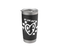 Amante del grafiti No Love Lost Vaso térmico de acero inoxidable de doble pared