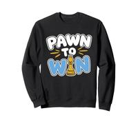 Amante del Humor del ajedrez Divertido Jaque Mate y bromas de peón Entusiasta Sudadera