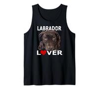 Amante del Laboratorio de Chocolate Brown Labrador Retriever Lover Camiseta sin Mangas