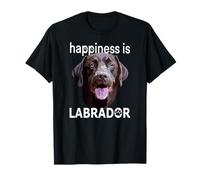 Amante del Labrador Retriever marrón Happy Chocolate Lab Camiseta