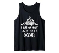 Amante del mar Buceo Cita Perdido Mi Corazón Divertido Arte de Buceo Camiseta sin Mangas